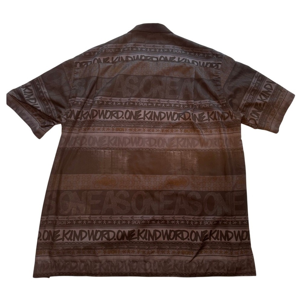 Sacai x Eric Haze 23SS Bandana print Shirt 23-03076M  Luxury Streetwear XL - Picture 2 of 5
